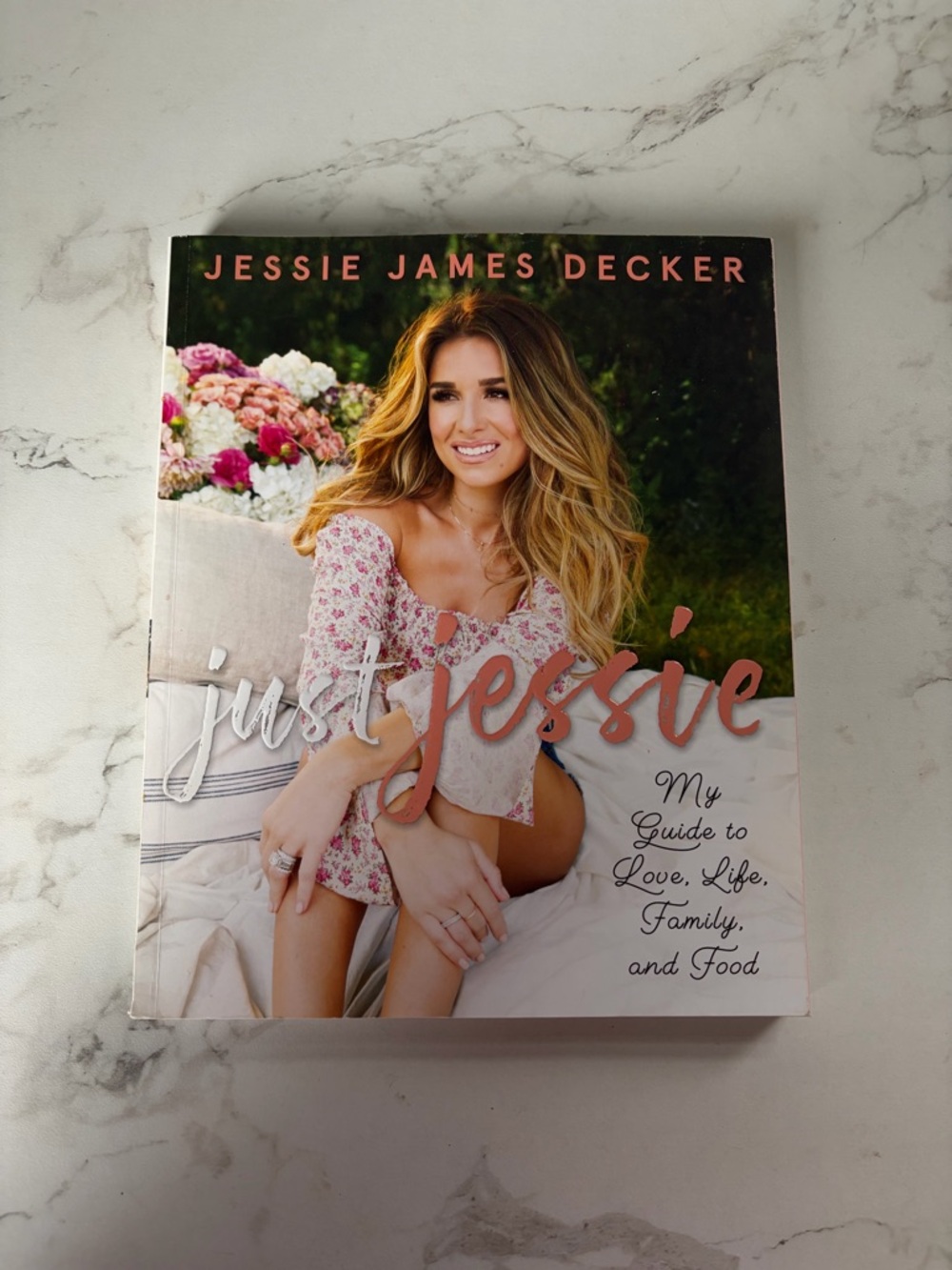 Kittenish "Just Jessie" Coffee Table Book - Pink, White, Green